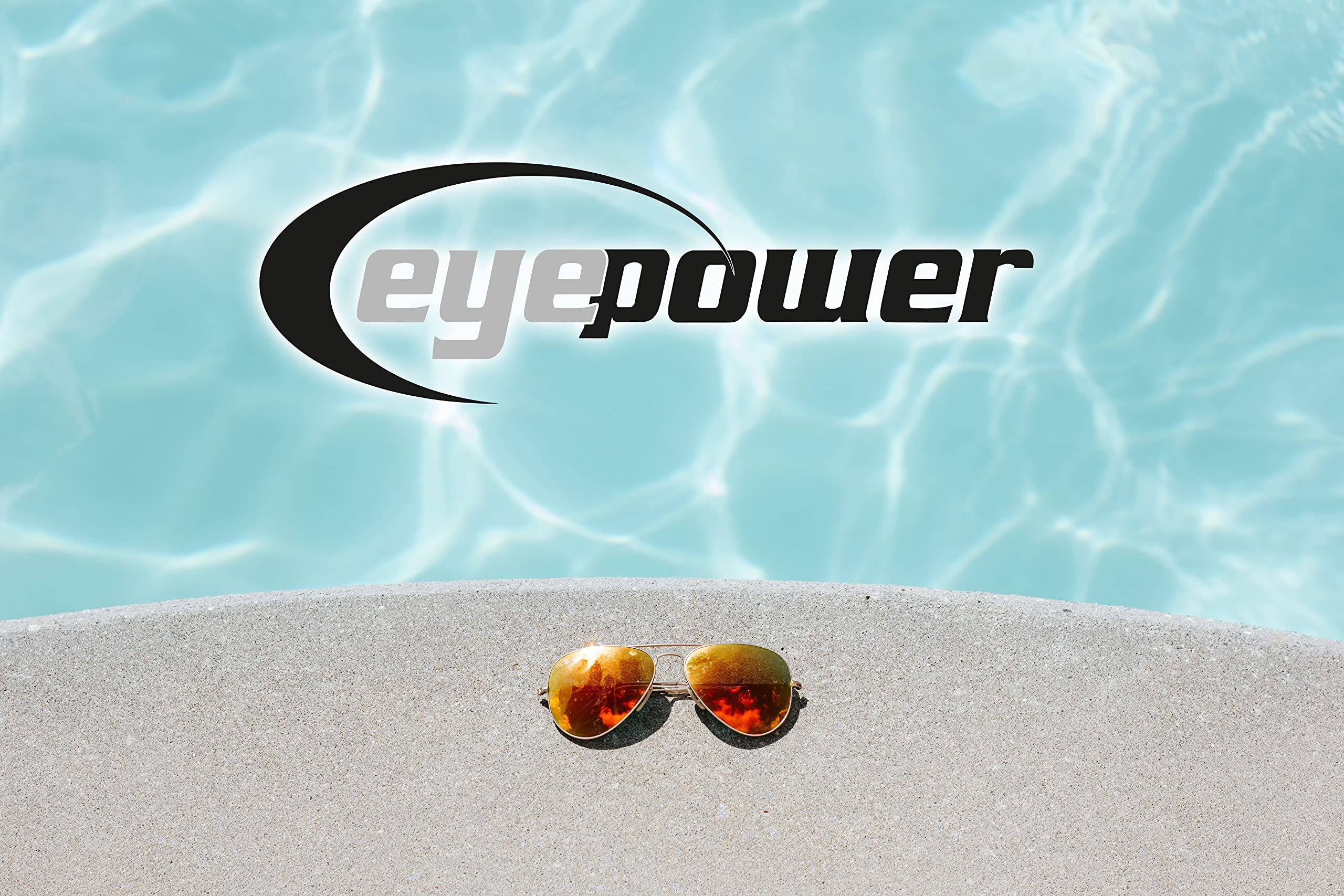 EYEPOWER Lot de 8 Grands Tapis : 1,9 m² - 50 x 50 cm - Antidérapant - Tapis de Piscine - Tapis de Piscine - Tapis de Protection pour Piscine - Tapis de Protection sous Piscine, Tapis de Sol pour