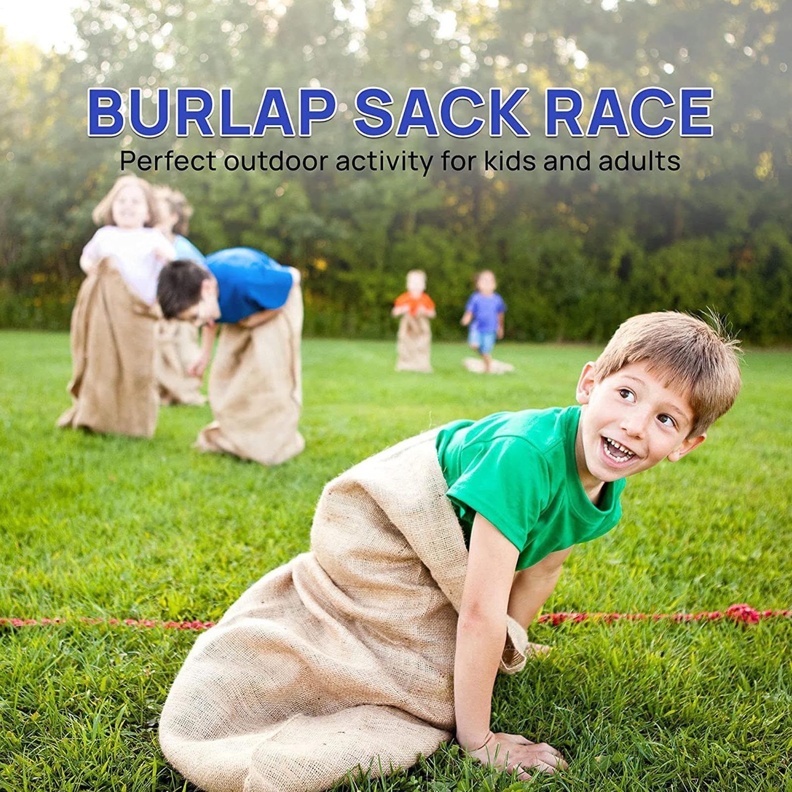 Haltbar Känguru Springsack - Kartoffelsack Renntaschen, Outdoor Spiele Gartenspiele Für Kinder Erwachsene Sackhüpfen Säcke Outdoor Spielset Für Partys Sportfeste Kindergarten