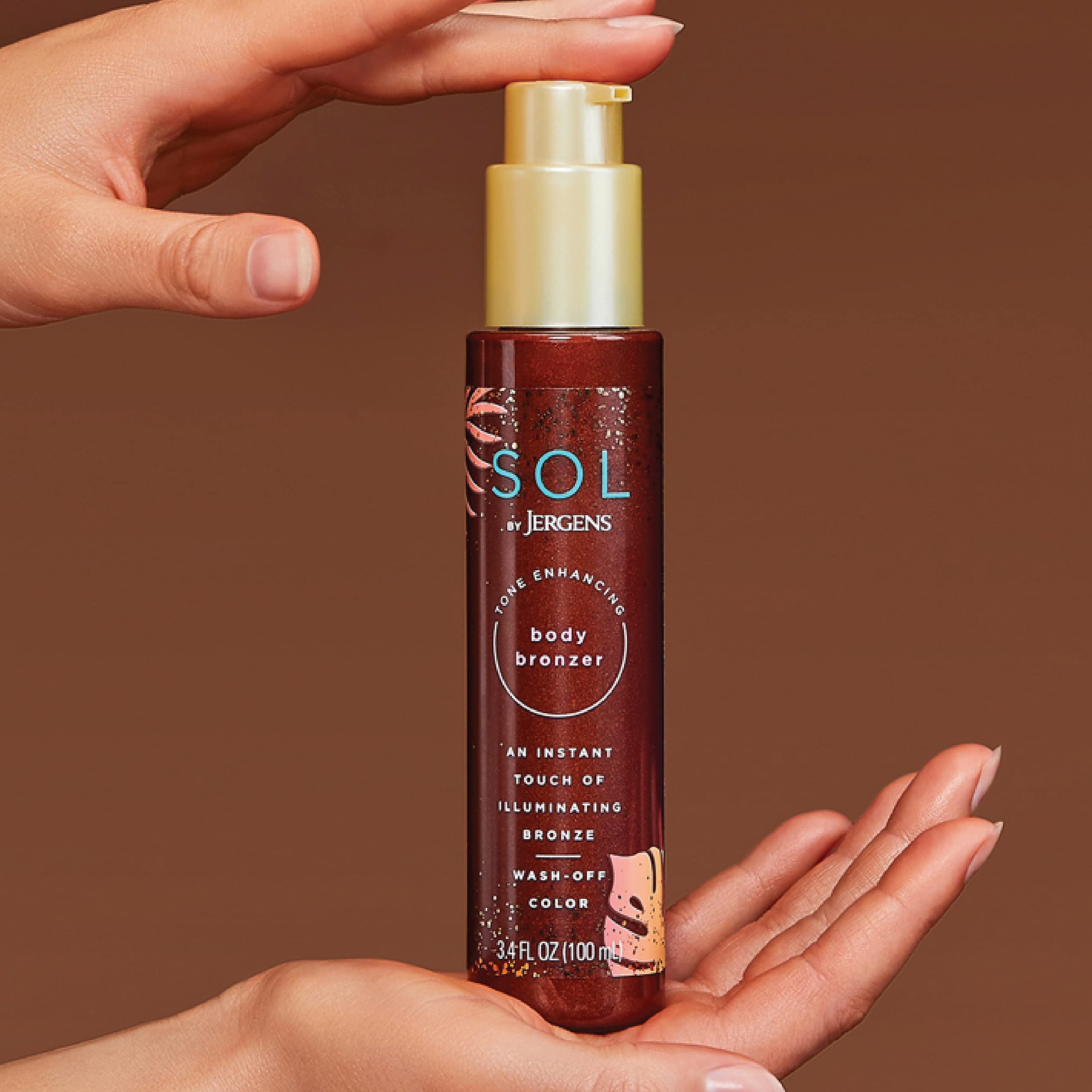 SOL by Jergens Self Tanner Body Bronzer, For All Unique Skin Tones