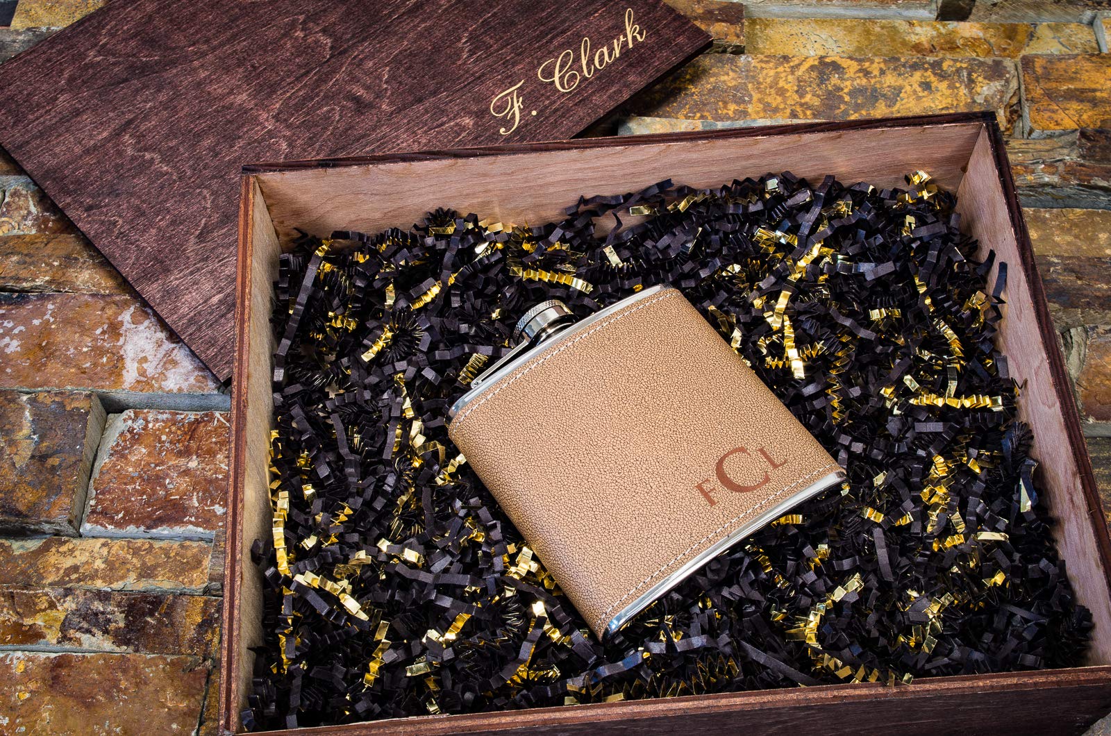 Groomsman Gifts for Wedding – Personalized Flask Set – Groomsmen Proposal Gift Bags/Box – Groom Gifts