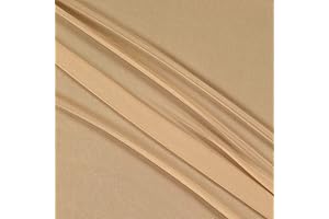 Flexible Power Stretch Mesh with Barely-There Nude Undertones - Fashion Fabric by the Yard