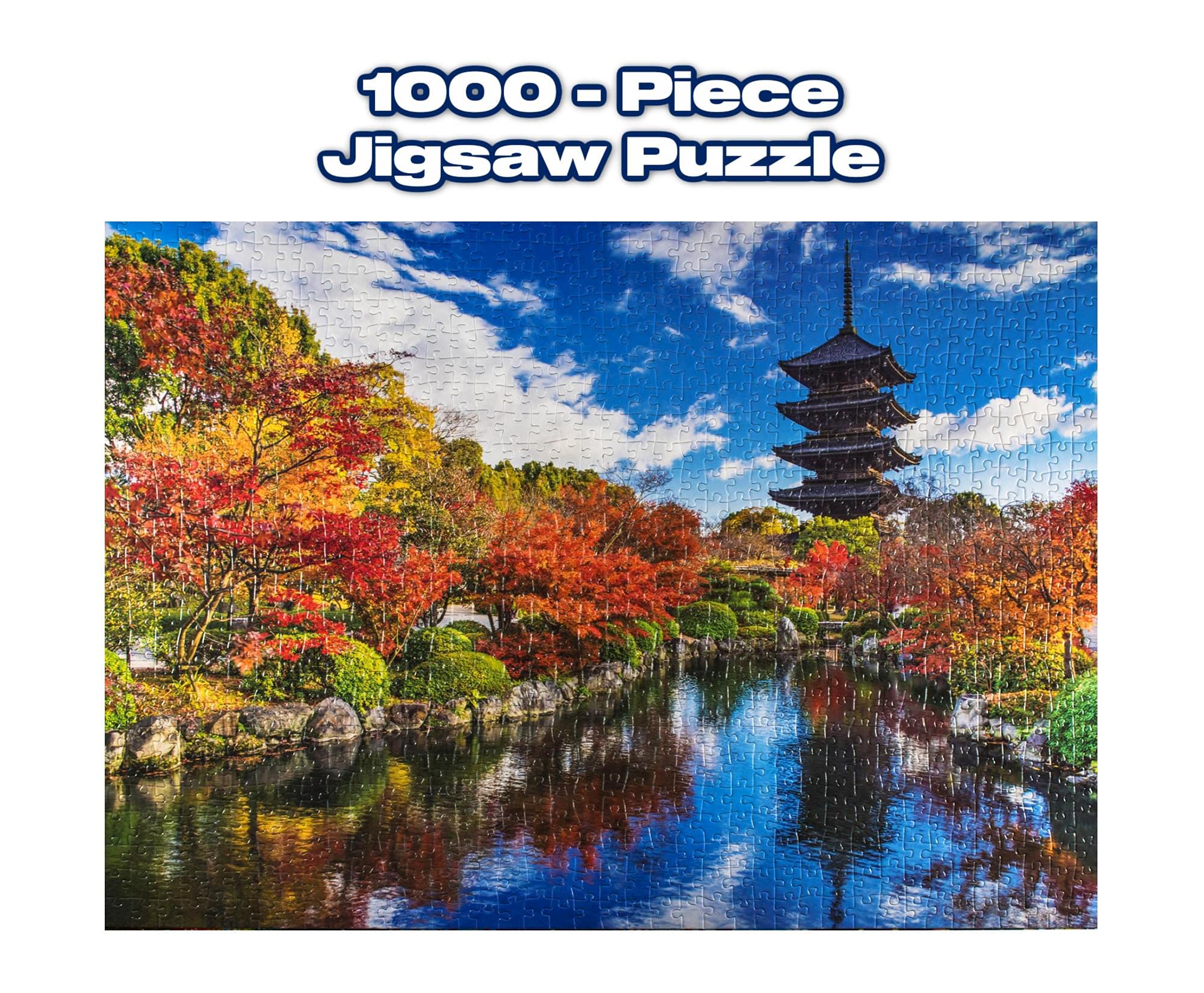 Amazon.com: Toji Pagoda Buddhist Temple Japanese Landmark Jigsaw
