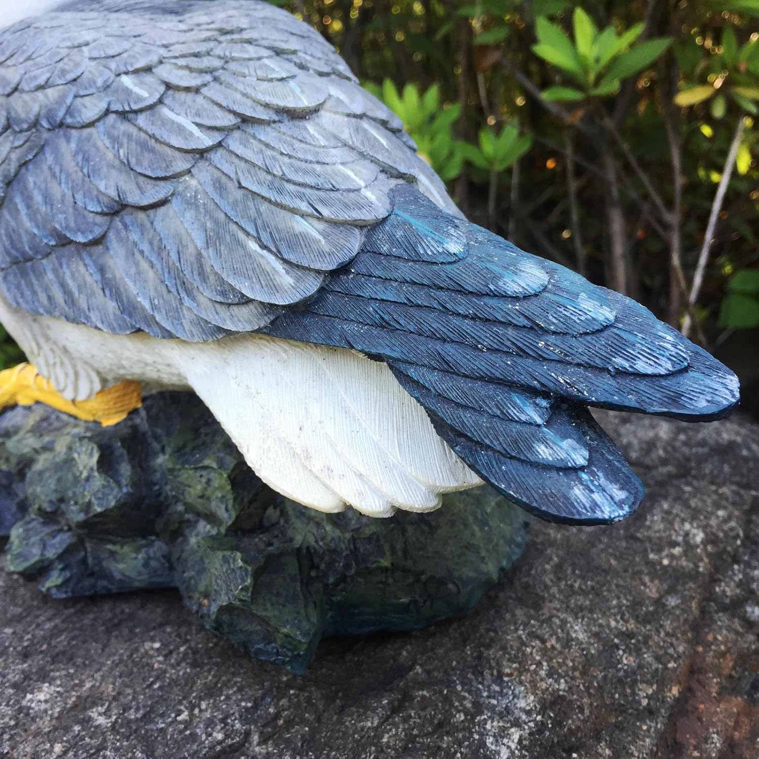 Posee Resin Seagull Decor Garden Statue Outdoor Sea Gull Figurine