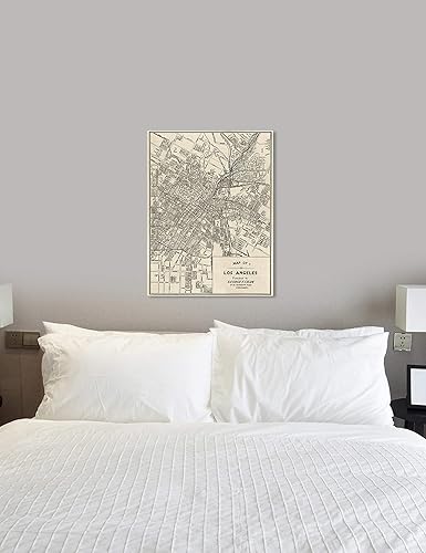 Miniatura 5 de The Oliver Gal Artist Co. Maps - Lienzo decorativo (30.0 x 36.0 in), diseño de mapas, color blanco y negro