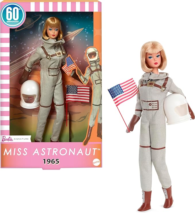 Vintage Barbie Miss Astronaut Doll: 1965 Retro Space Outfit!
