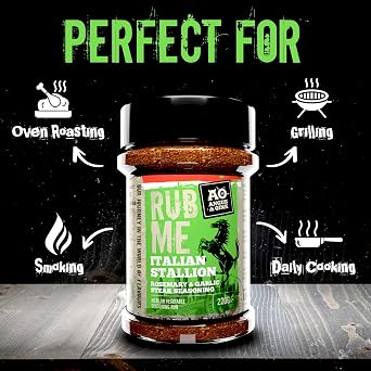 Angus & Oink | Italian Stallion BBQ Rub | Italian Herb Seasoning | 220g