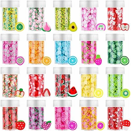 Amazon.com: 12000 Pcs Acejoz 15 Styles Assorted Fimo Slices for DIY ...