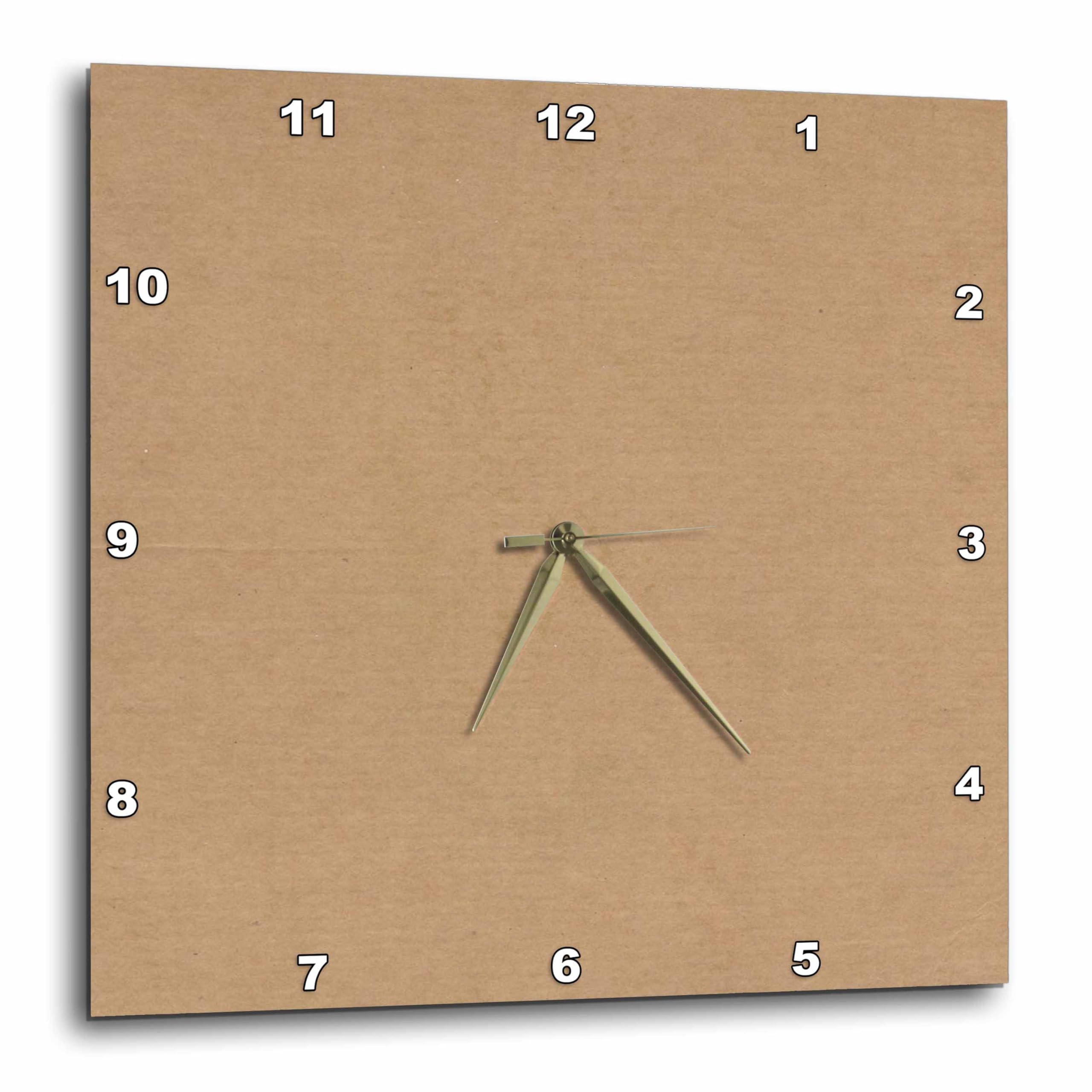 Horloge murale texturée multicolore 3dRose 25,4 cm idéale pour salon rustique