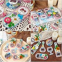 Vista 4 de moonoom Juego de 80 piezas para abridor de botellas, 80 insertos metálicos inoxidables para abridor de botellas + 160 tornillos + destornillador