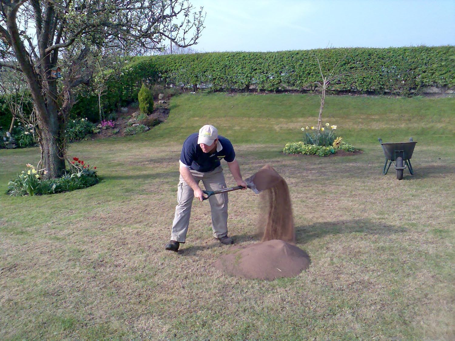 Sabbia Silicea per Prato - Sacchi da 25 kg - Top Dressing Giardino (4 Sacchi 25Kg)