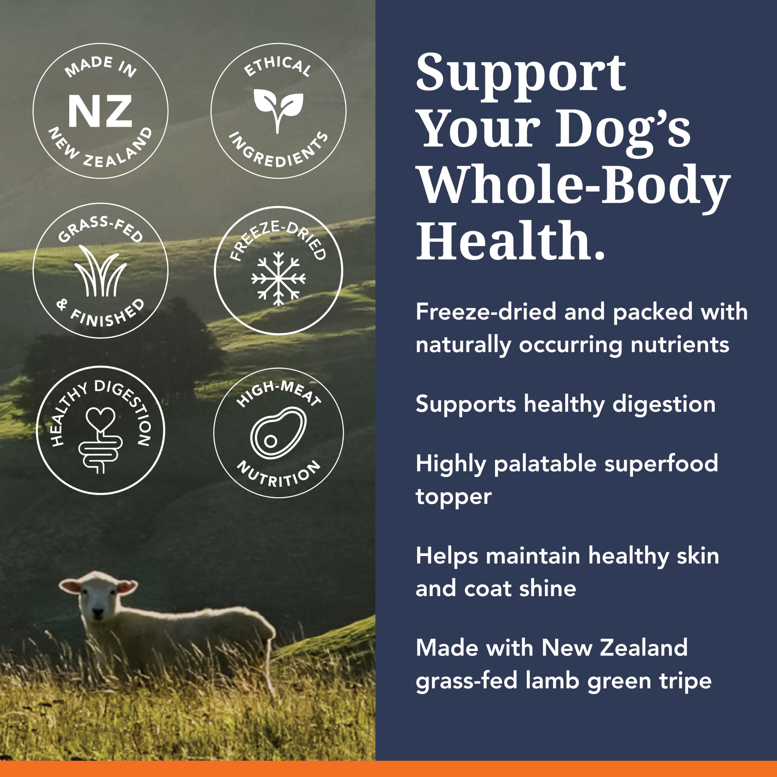 K9 Natural Freeze Dried Dog Food Topper with Verified Ingredients