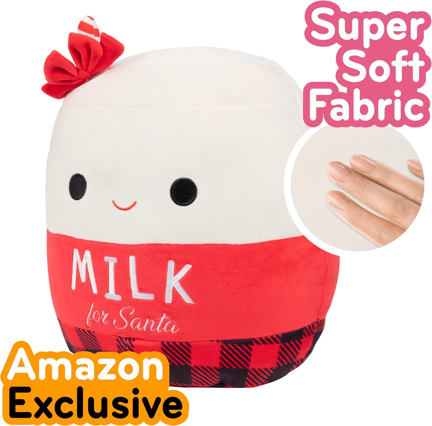 Squishmallows Large 14-Inch Alten The Christmas Milk for Santa- Official Jazwares Holiday Plush - Collectible Soft & Squishy Stuffed Animal Toy- 2025 Limited Edition - Gift for Kids, Girls & Boys