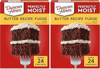 Duncan Hines Perfectly Moist Butter Recipe Fudge Cake Mix, 15.25 OZ (Pack of 2)