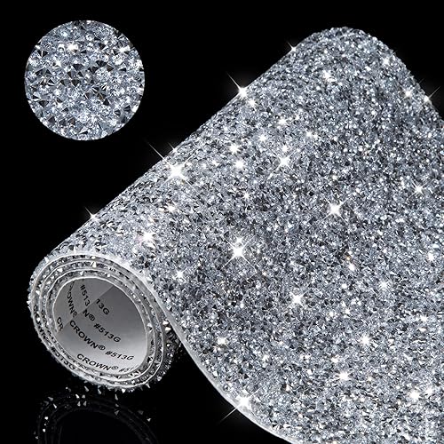 Calcomanías de diamantes de imitación brillantes, diamantes de imitación para manualidades, calcomanías autoadhesivas para automóvil, decoración del