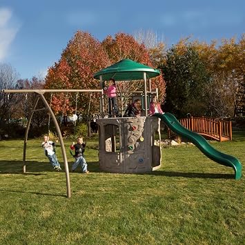 Lifetime Adventure Tower Metal Playset Swing Set