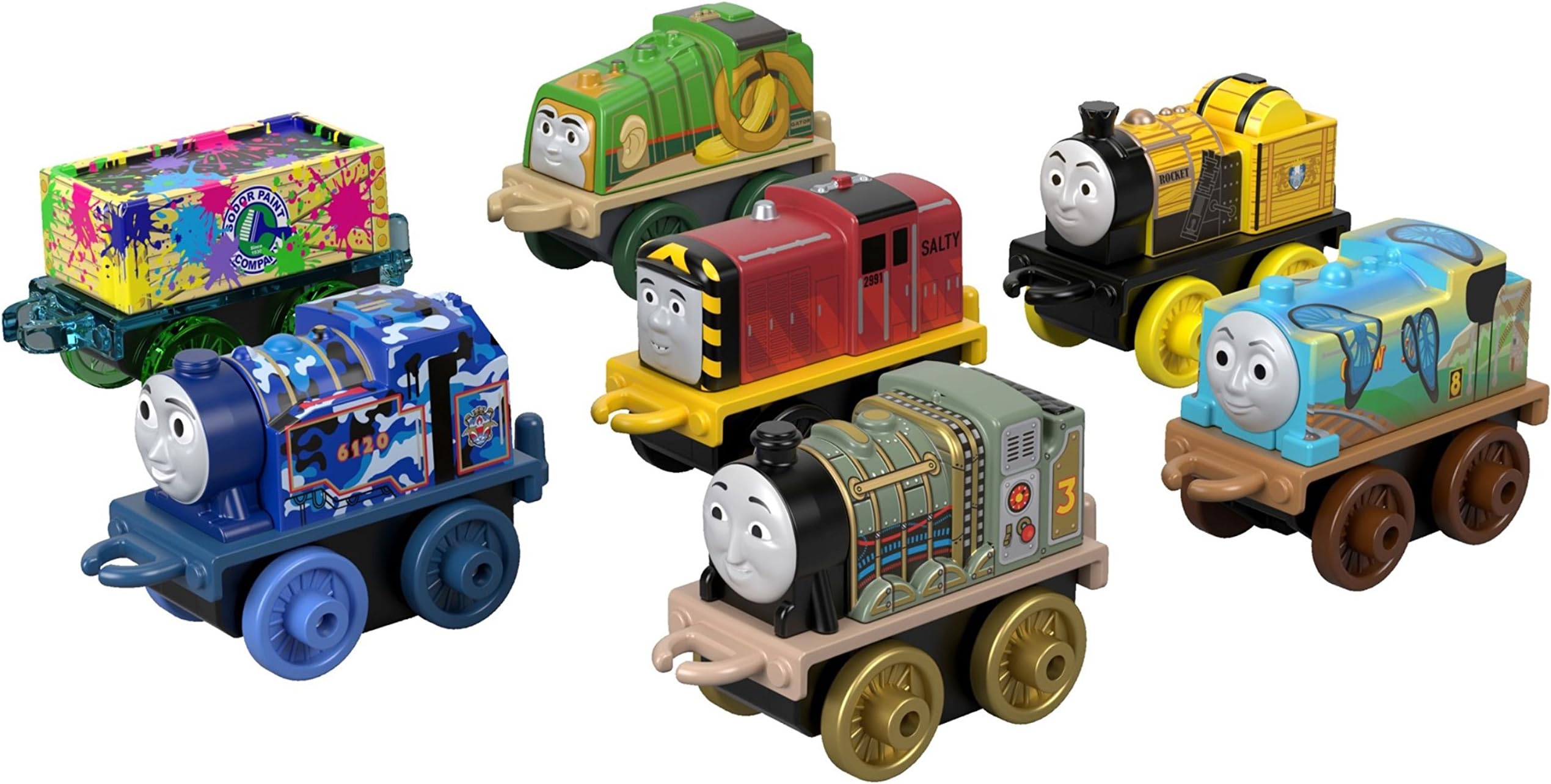Thomas & Friends Collectible Mini Toy Train 7-Pack