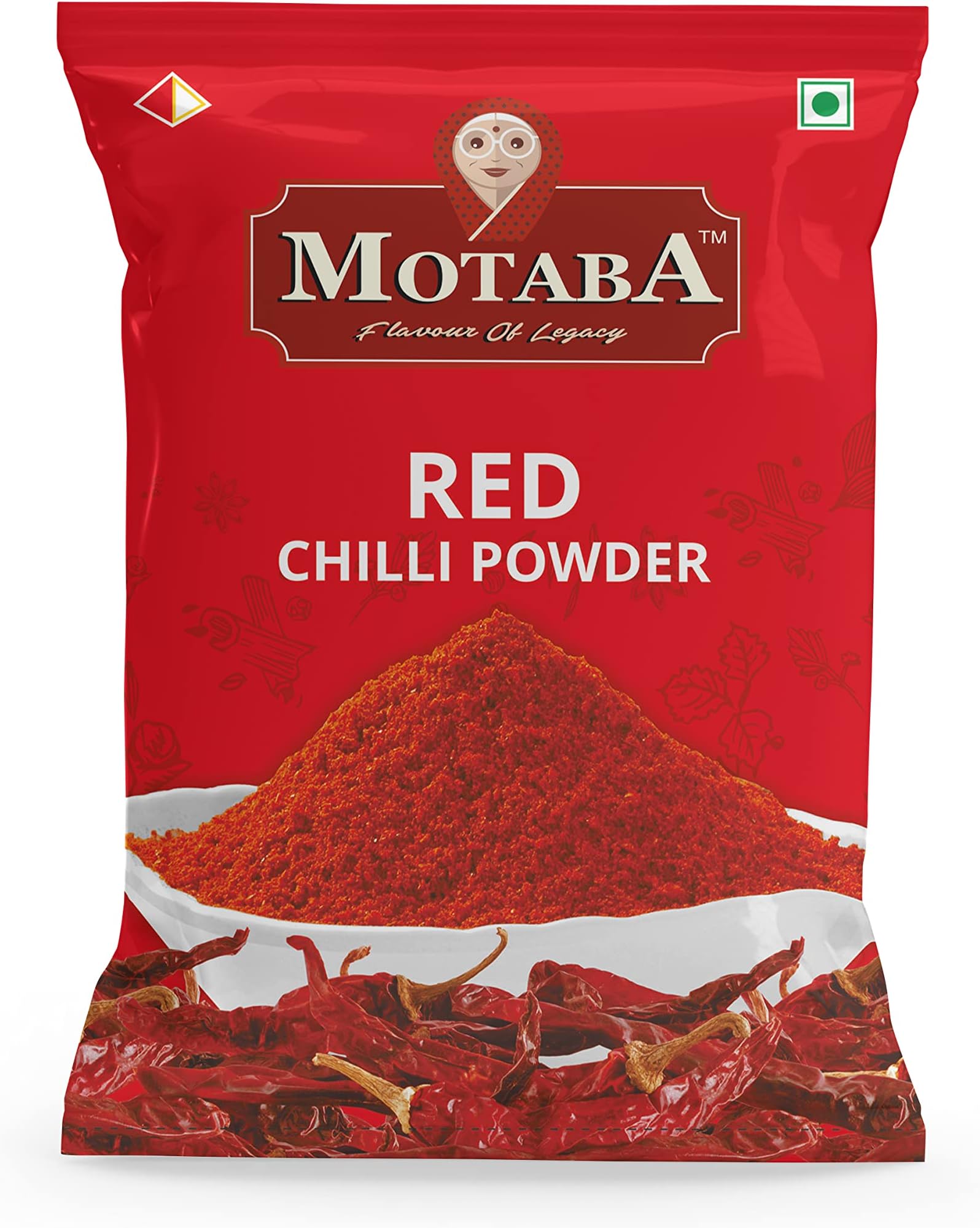 MOTABARed Chilli Powder, 250Gram /Lal Mirch / Healthy Spices / Natural Oils | Aromatic | Chilli Powder for Cooking / Turn Everything Delicious- 250 Gms (Pack of 1)