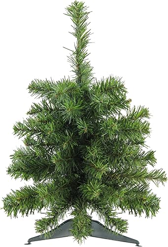 Árbol de Navidad artificial de pino canadiense mediano de 10 pies, sin iluminación