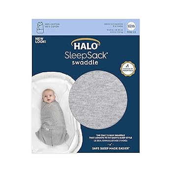 Amazon.com: HALO 100% Cotton Sleepsack Swaddle, 3-Way