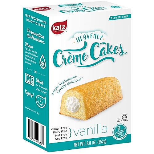 Miniatura 6 de Katz Gluten Free Snacks Heavenly Creme Cake Paquete variado  Pastel de crema de chocolate y vainilla, magdalenas de chocolate y limón, sin lácteos,
