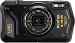 PENTAX WG-8 Black All-Weather Adventure Camera, Featuring Outstanding Waterproof, dustproof, Shock-Resistant Performance, Multi-Application Ring Light for Macro Photography and Webcam Function | 20MP Bsi CMOS, 4K Video, Waterproof to 20m, Built-in LE