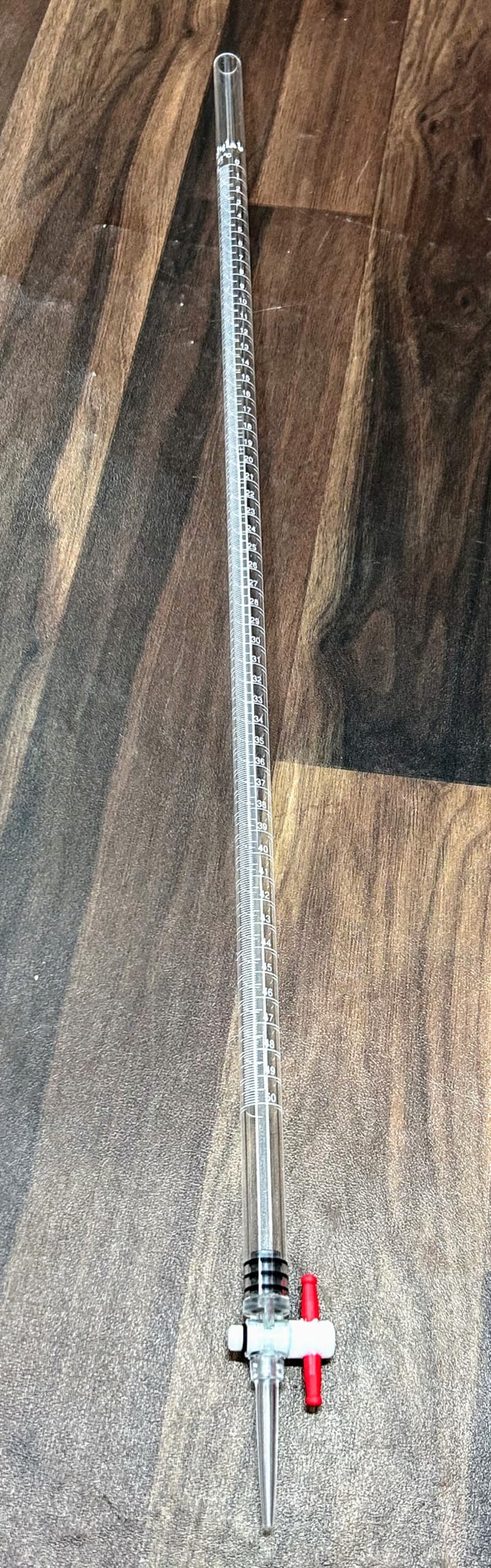 DT Science House Plastic burette 50ml Capacity, (Polypropylene) pack of 1