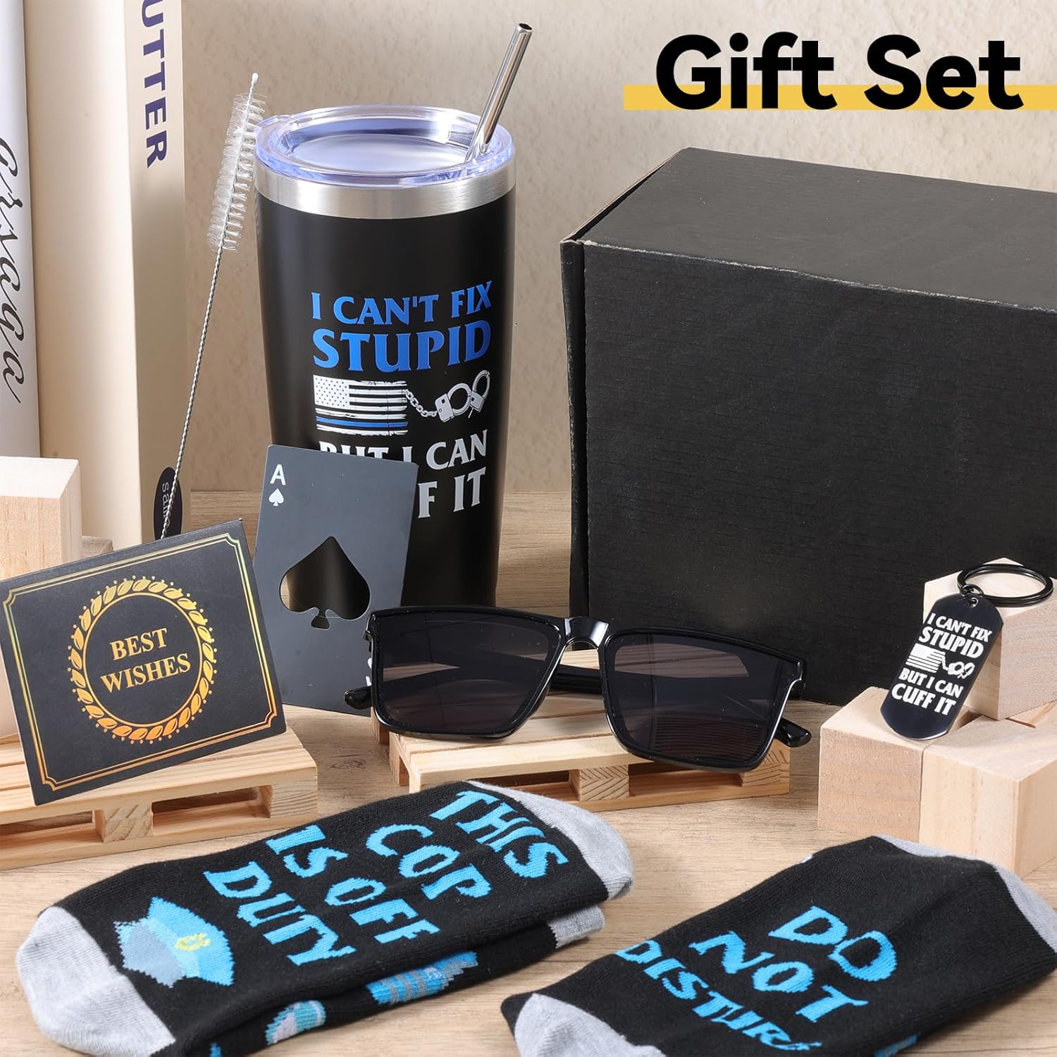 Police Gifts for Men, Police Officer Gifts, Best Gift for Law Enforcement, Funny Cop Gift Unique Policeman Presents for Christmas Academy Graduation Retirement Appreciation - Image 4