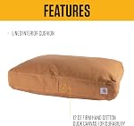 Carhartt Durable Canvas Pet Bed, Water Resistant Firm Duck Dog Bed