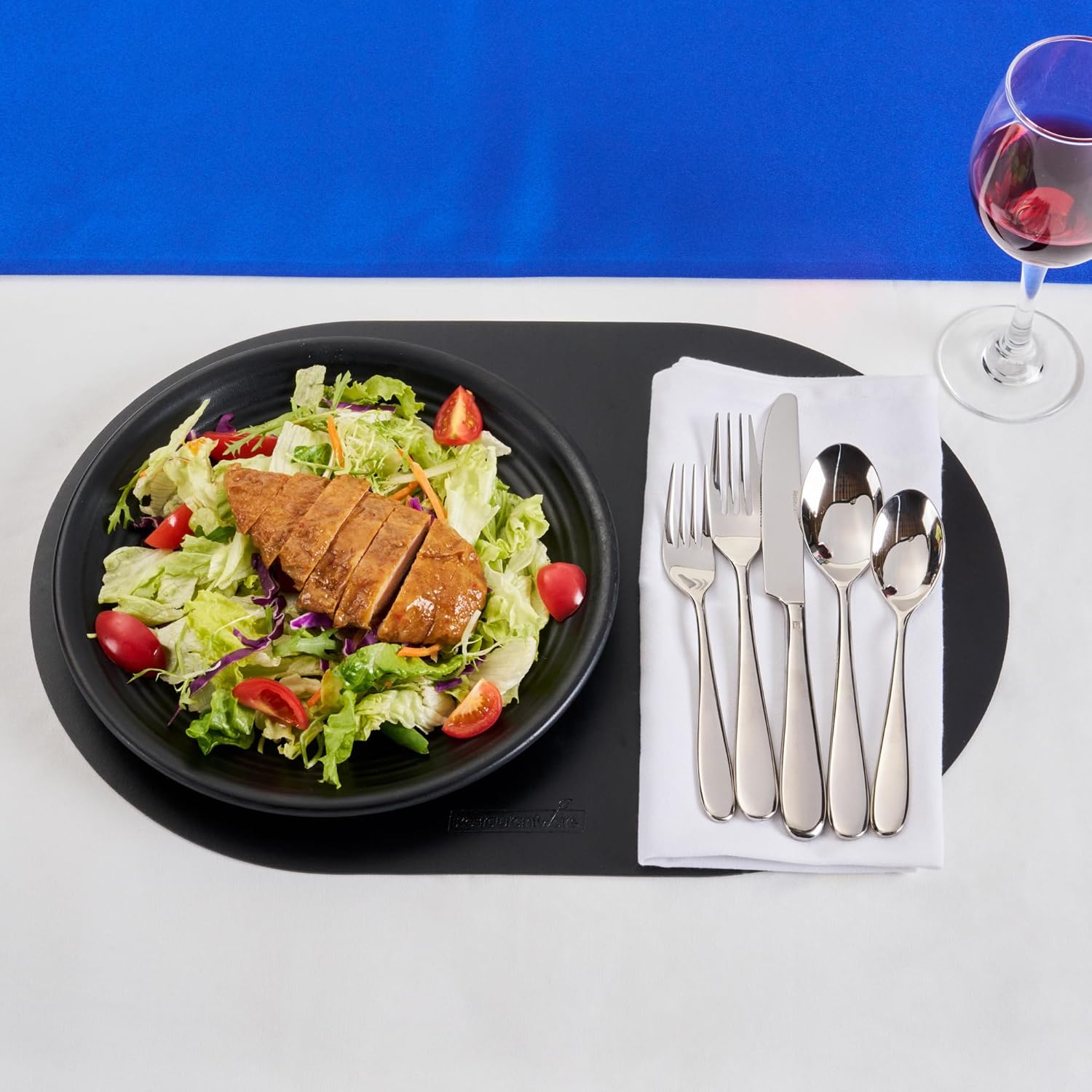 Restaurantware Sovereign Silverware Set 10 Piece Heavy-Duty Cutlery Set - 18/10 Stainless Steel Service For 2 Durable Flatware Set Dishwashable For Homes Or Restaurants