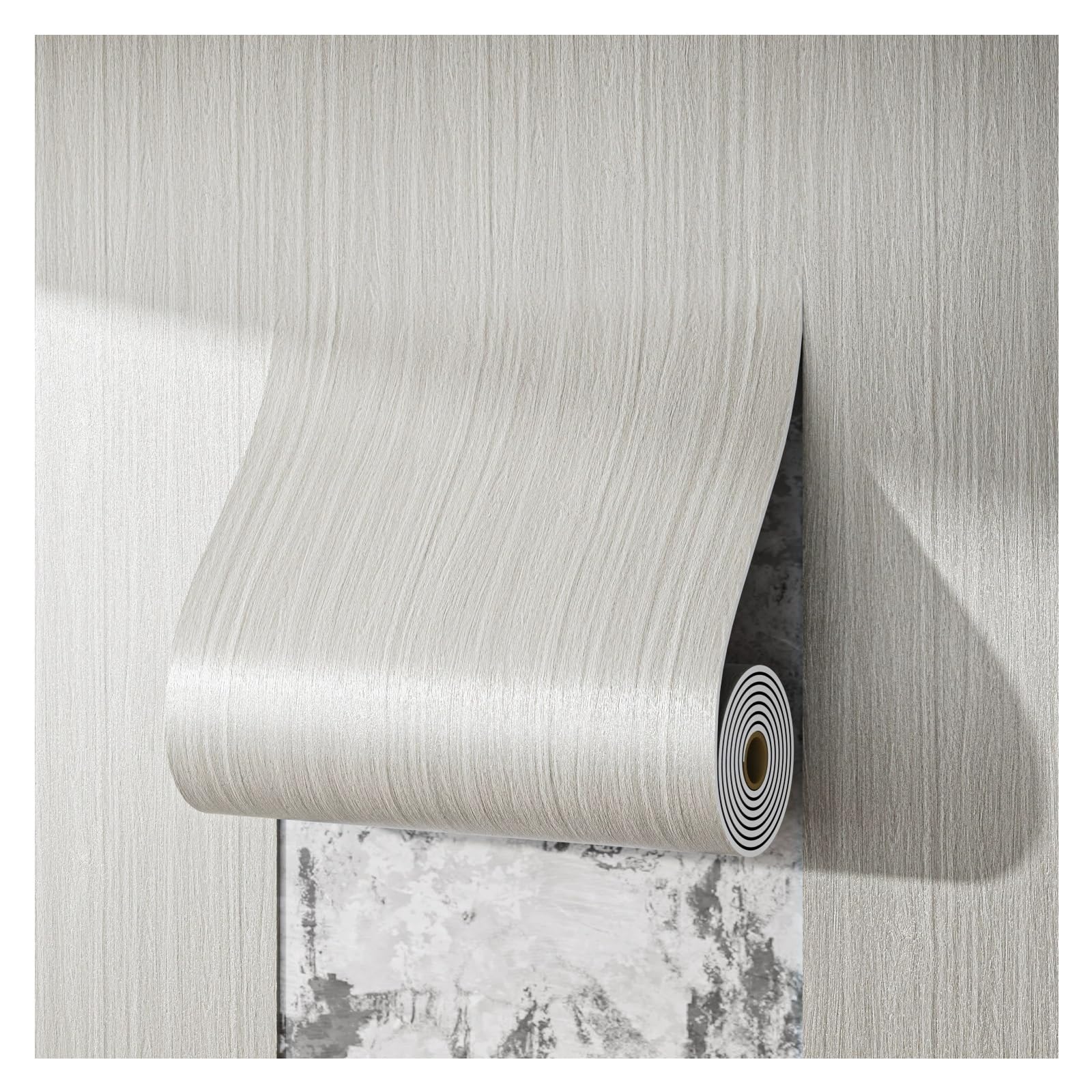 Zynqra Wallpaper,Removable Self Adhesive Textured,Decorative,Bedroom and Bathroom(B,L300cm/118.1in*W40cm/15.8in)