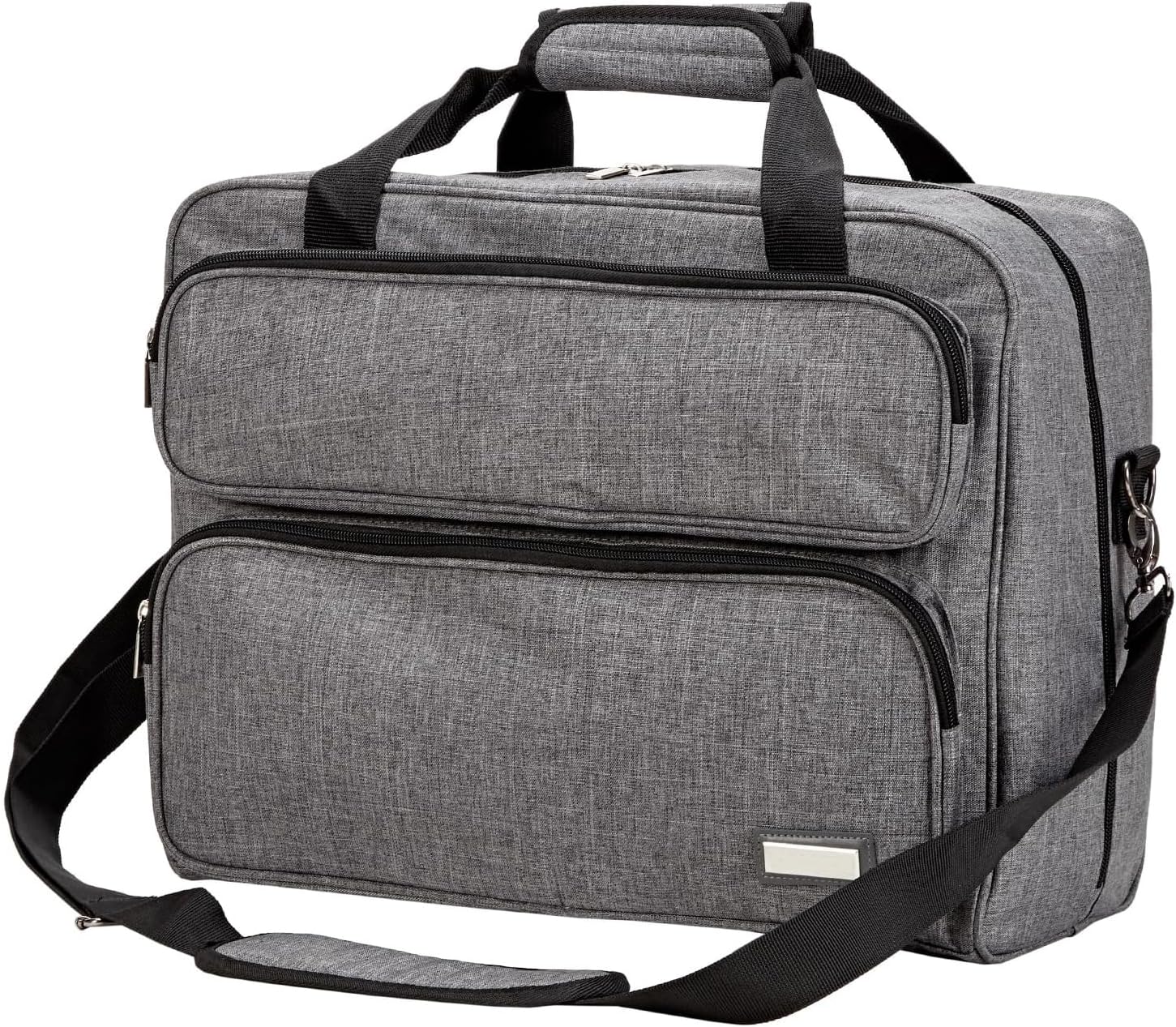 Flexible Sewing Equipment Planner Padded Protective Case with Triplicate Carrying Approaches Spacious Interior for Footrest Power Cord Sewing Machine Case with Pulls