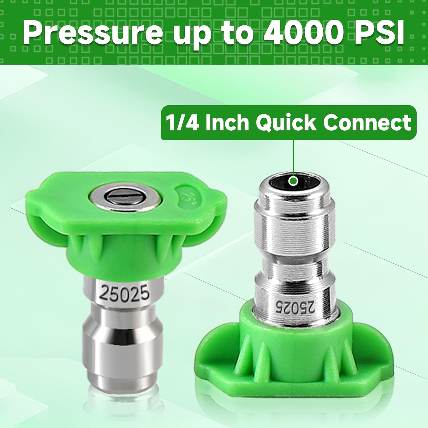 Tool Daily Pressure Washer Tips, Foam Cannon with Dual Connector Accessory