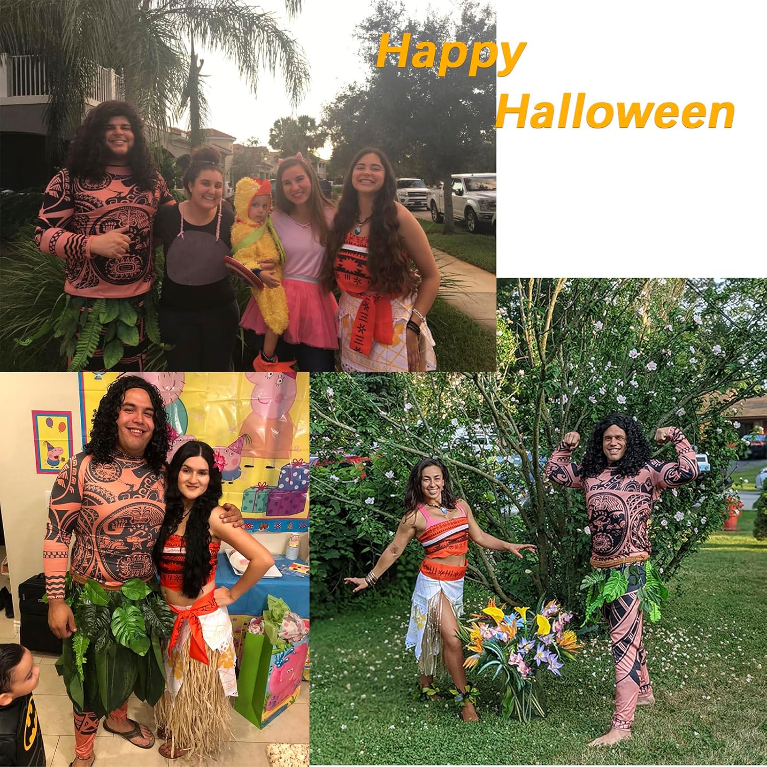 Maui Tattoo Costume Adult Halloween Cosplay Jumpsuit Mens outfit Women dress up - Image 3