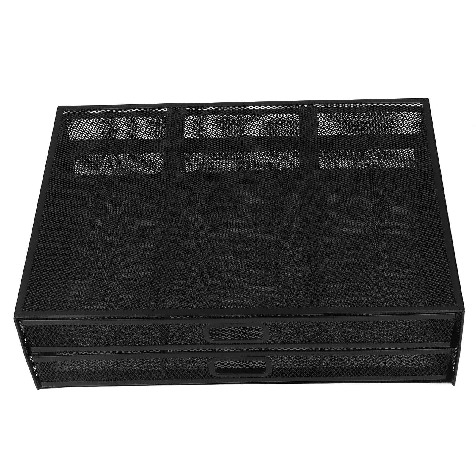 Soporte elevador para monitor con cajón, organizador de escritorio