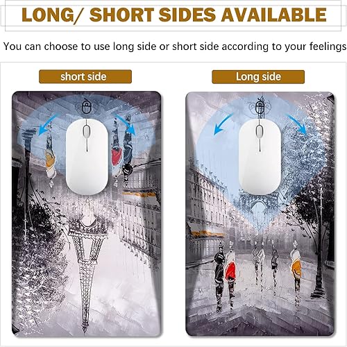 Miniatura 5 de AIMSA Alfombrilla ergonómica para mouse con reposamuñecas, alfombrilla gruesa de espuma viscoelástica mejorada, alivio del dolor y base de