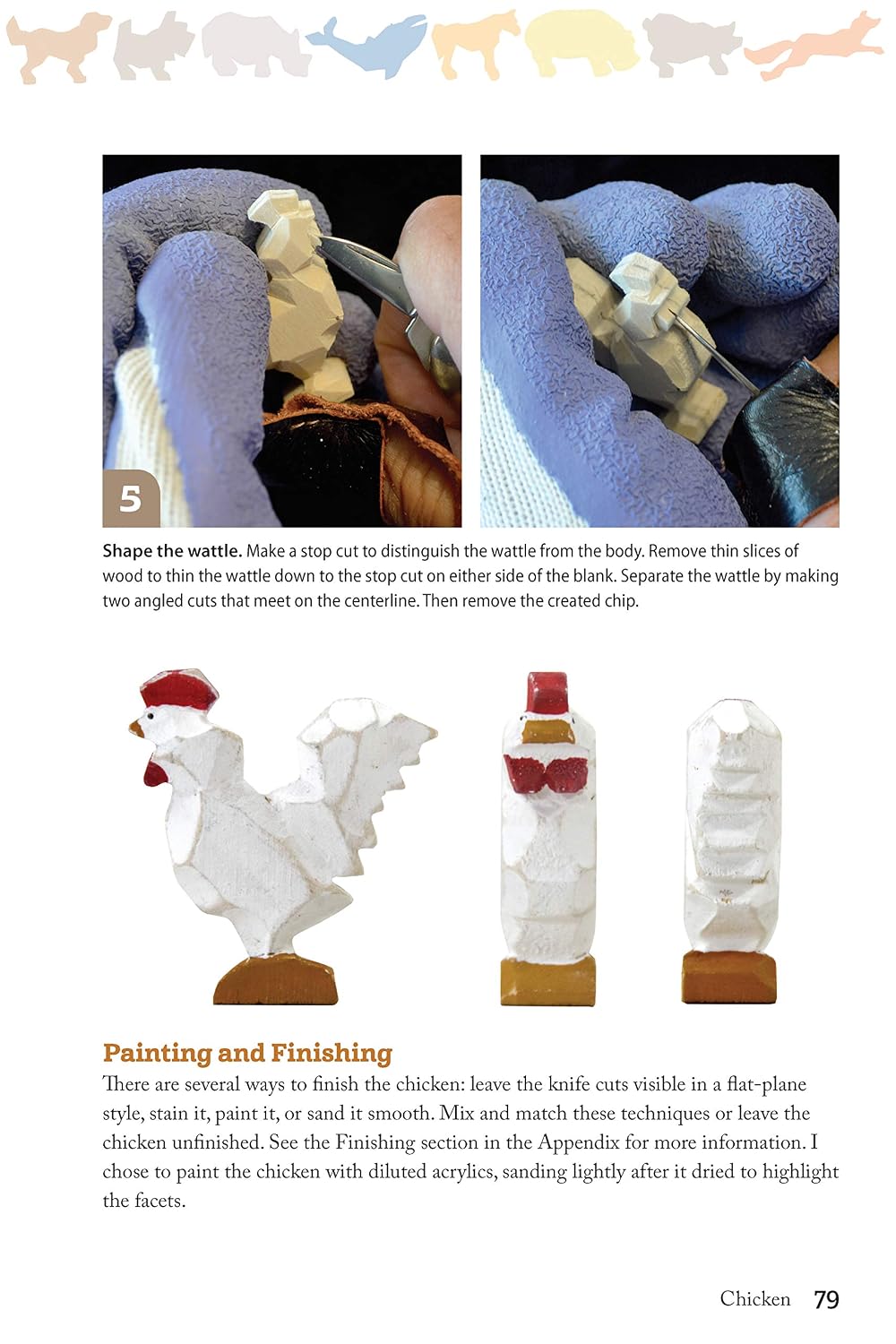 Whittling in Your Free Time: 16 Quick & Easy Projects to Carve in Wood (Fox Chapel Publishing) Sequel to 20-Minute Whittling Projects: Flat-Plane Style Safari, Aquatic, Woodland, Farm Animals, & More
