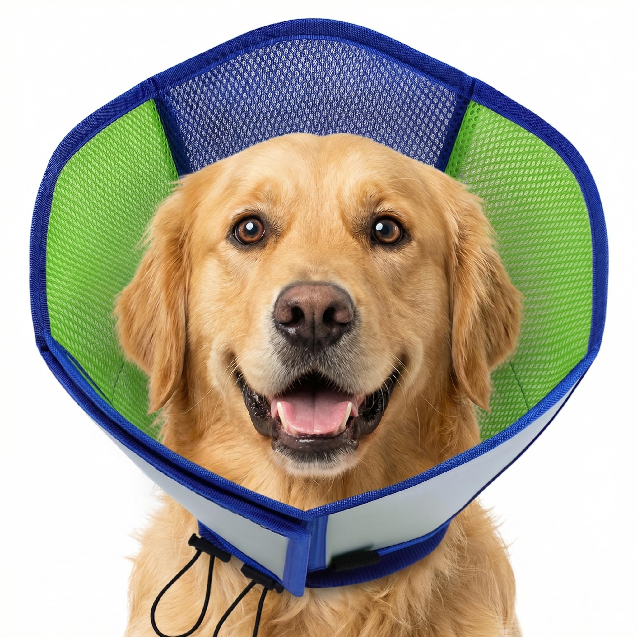 AOFITEE Cône pour chien – Cônes souples pour chiens après une chirurgie – Cônes confortables pour arrêter de lécher les chiens de grande taille – Collier électrique élisabéthain pour la cicatrisation
