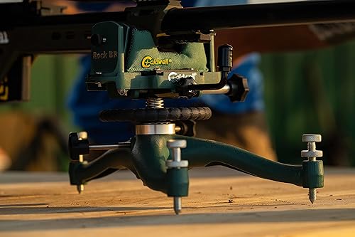 Miniatura 21 de Caldwell The Rock Front Shooting Rest with Adjustable Elevation, Recoil Reducing, Interchangeable Feet, for Range, Hunting, Shooting, and Outdoors