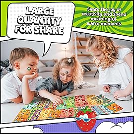 HORIECHALY Smelly Stickers for Kids, Scratch and Sniff Stickers with Fun Positive Designs & Long-Lasting Scents, 68 Sheets 17 Scents 1000+, Classroom Rewards and Gift Set