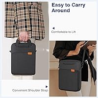 Vista 7 de MoKo Bolsa de hombro para tableta 9-11, se adapta a iPad Air M4 2026/Pro M5, iPad A16, i-Pad 10/9/8th 10.9/10.2, Surface Go 3/2 10.5, Tab S8/S9 11