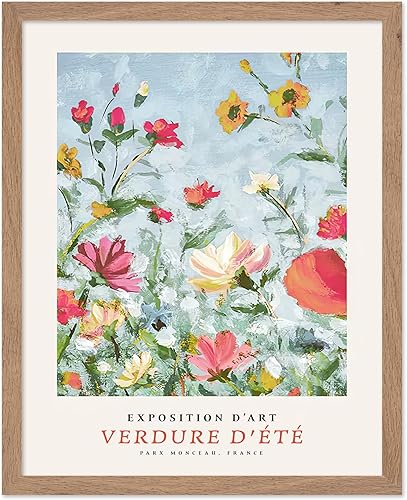 Miniatura 27 de Poster Master Póster botánico vintage, estampado floral retro, regalo para artistas, amigos, flores silvestres, acuarela, ilustración, brillante,