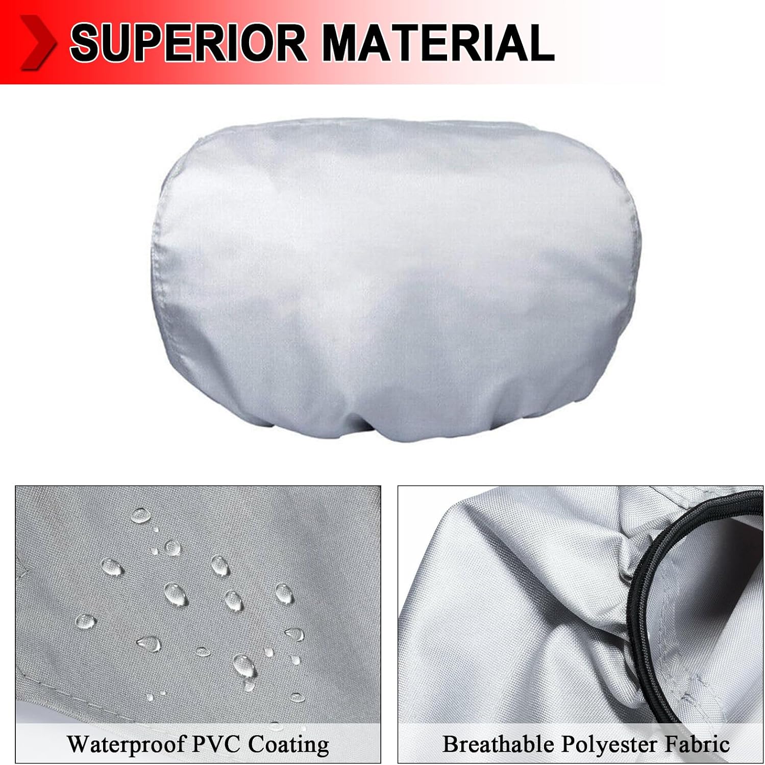 Generator Waterproof Cover for Honda EU3000is & Predator 3500, Outdoor Power Equipment Cover, Replace 08P57-ZS9-00S, Silver, Pack of 4