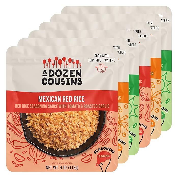 Buy A Dozen Cousins Rice Seasoning Sauce Packets - Season and Prepare