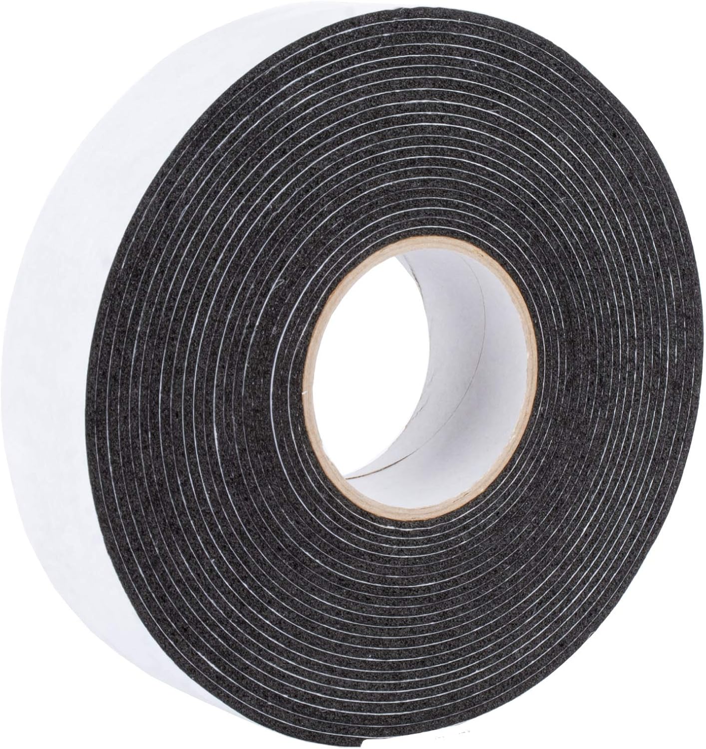Cambridge Foam Insulation Tape 30-ft Length x 2-in Width x 1/8-in Thickness, Black; Insulates Hot and Cold Pipes and for Weather Stripping or Soundproofing - - 