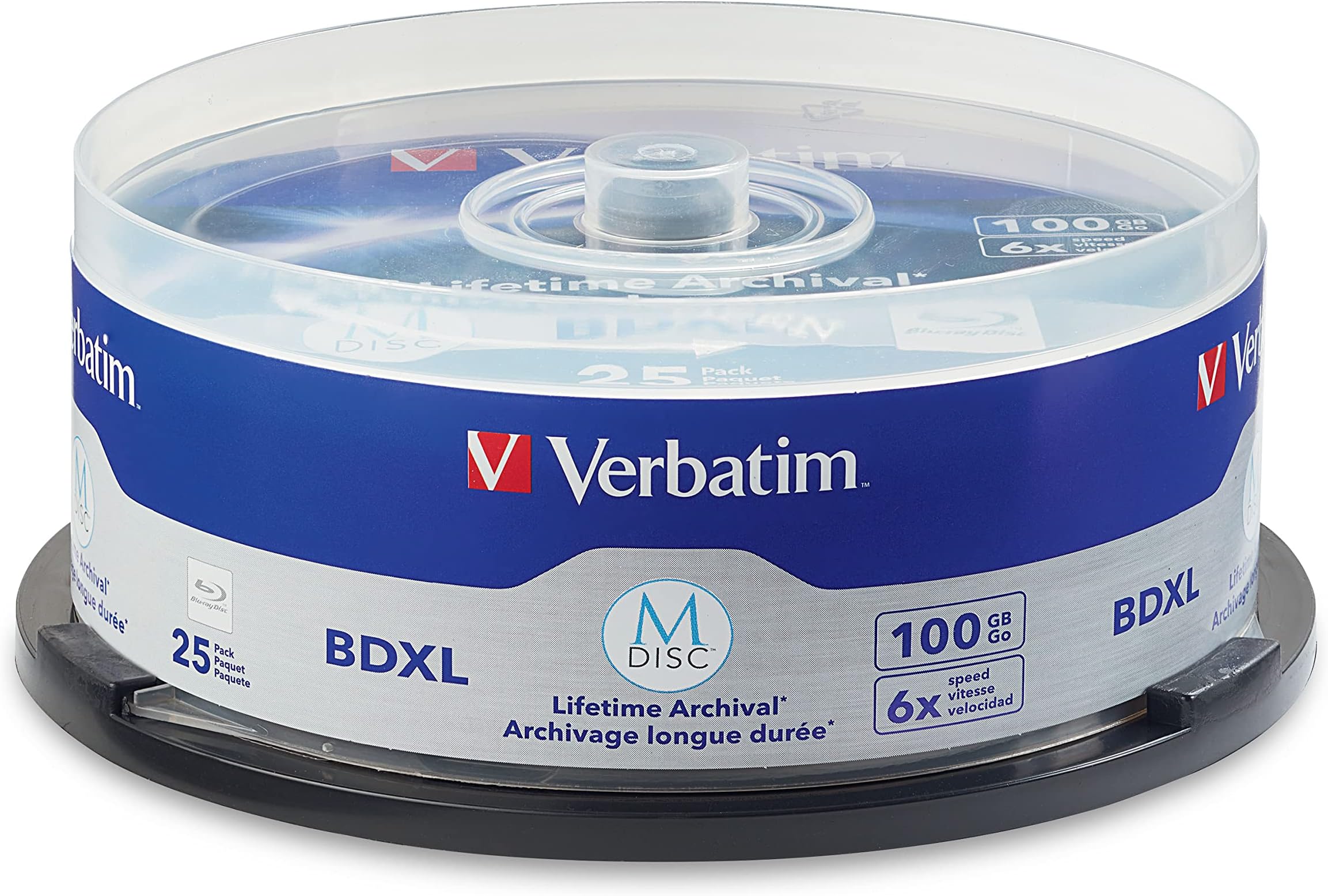 Verbatim 98914 M-Disc BDXL 100GB 4X Surface - 25pk Spindle