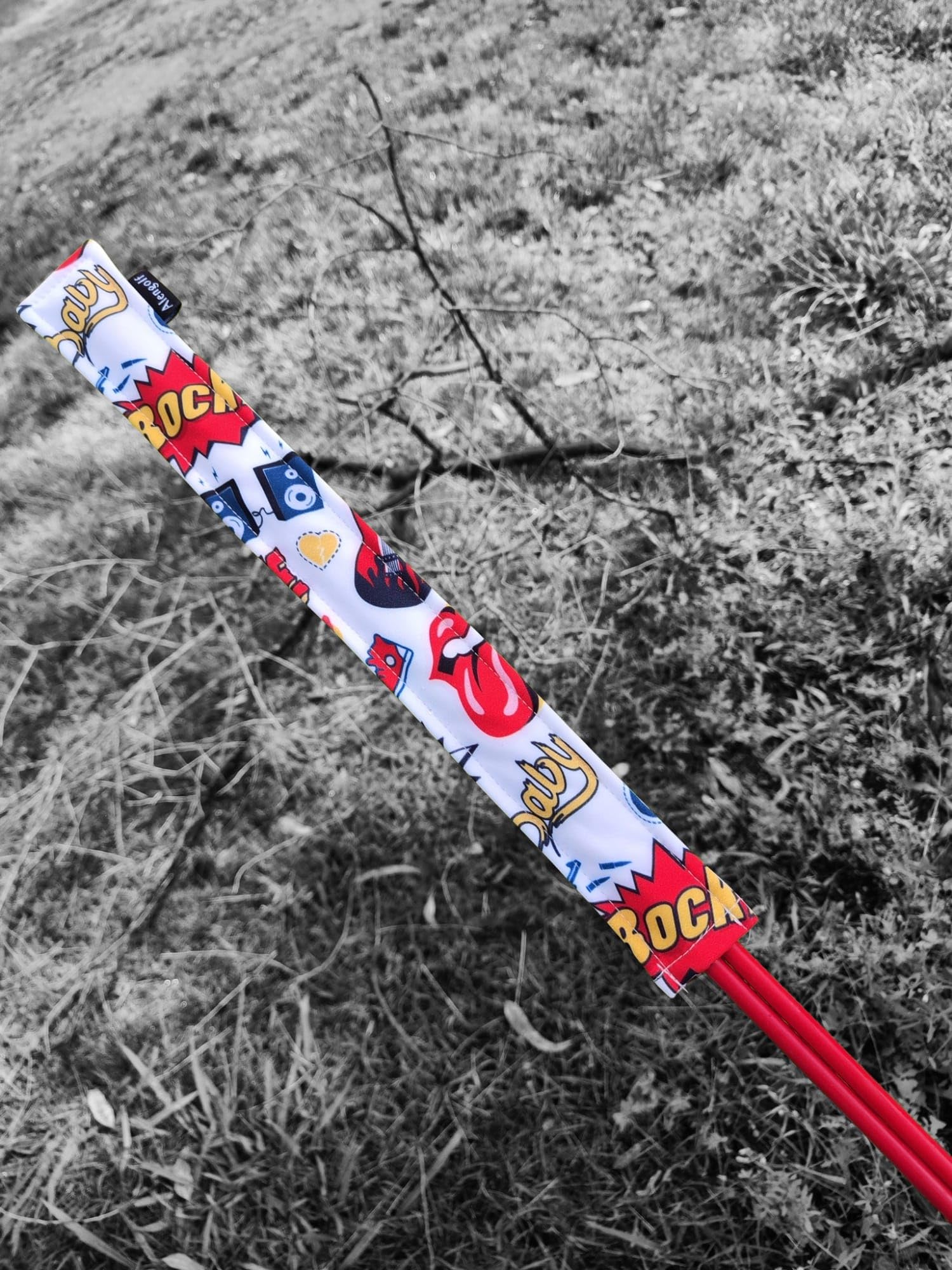 Funda para Varilla de alineamiento de Golf diseño Festival | Hecho en España | Impermeable | 4cm x 38cm