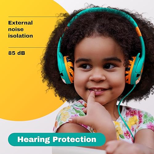 Miniatura 3 de Kidrox Auriculares para niños de 2 años en adelante  Auriculares para bebés para avión, auriculares para niños para la escuela, auriculares para