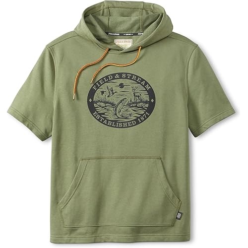 Field & Stream Men's Short Sleeve Graphic Hoodie