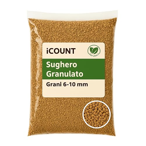 iCOUNT Corcho granulado en grano 6-10 mm