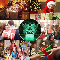 Vista 3 de Palawell Lámpara de unicornio regalos de unicornios para niñas, luz nocturna de unicornio, 16 cambios de color, control remoto y control táctil como